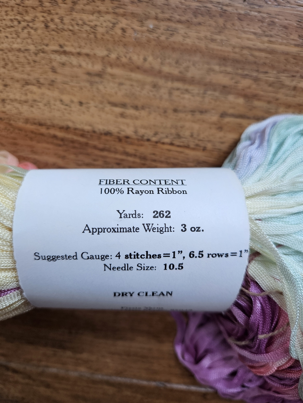 Gelato 'Stargazer' Multicolor Ribbon Yarn - Picture 2 of 4